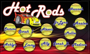 Accent Signs & Banners Hot Rods Banner